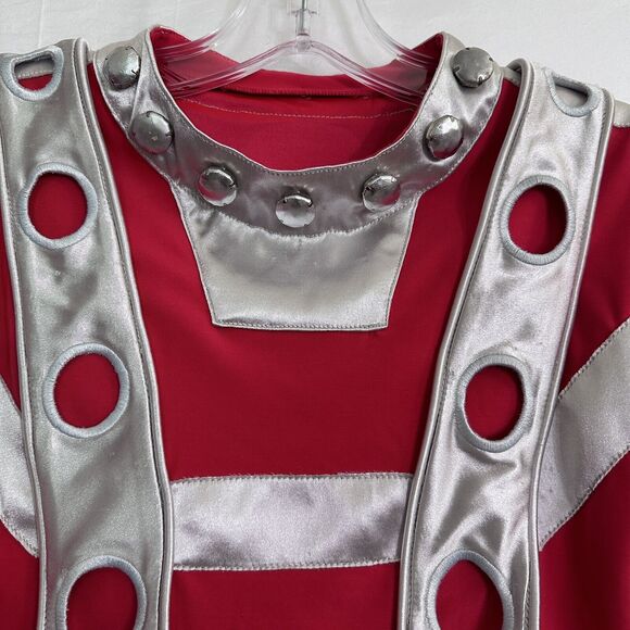 Disney MK Cast Member Uniform Stitch’s Super Sonic Robot Dancer Costume Mens Red - Picture 4 of 8